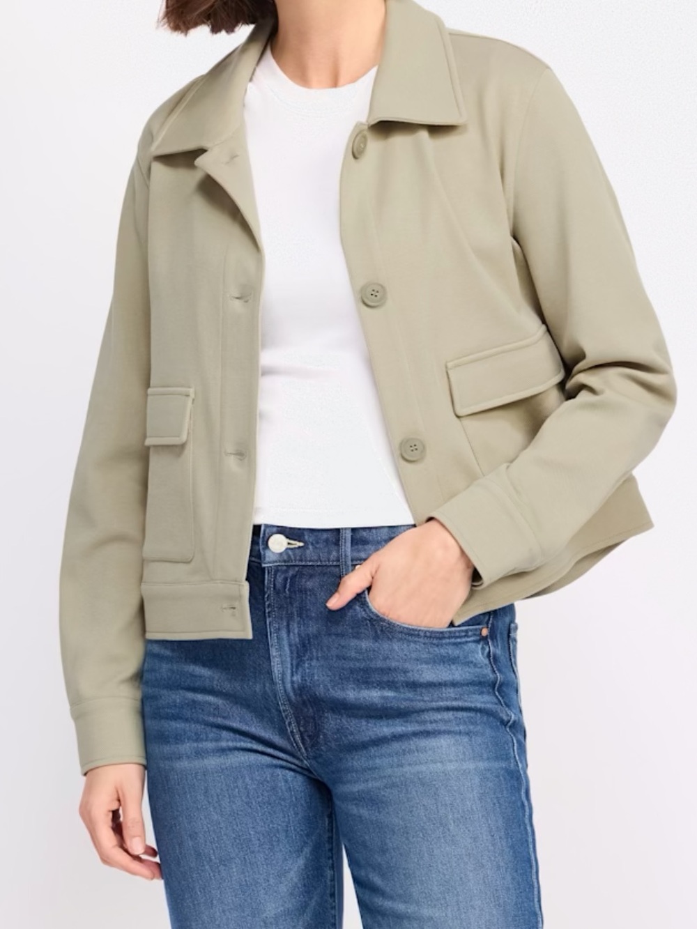 Market & Spruce Lyla Cargo Pocket Jacket